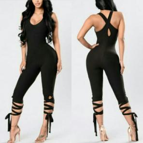 Sexy Black One Piece Romper