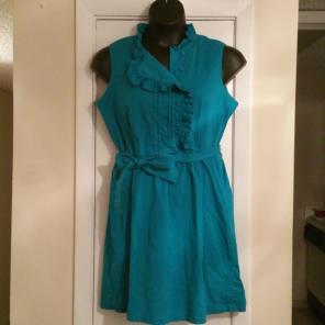 Cute blue women's dress Size 16
