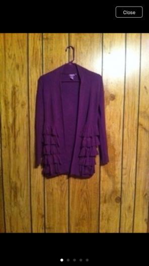 Ruffle Cardigan