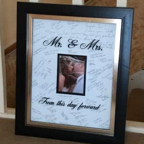 Wedding Signature (Guest Book) Frame