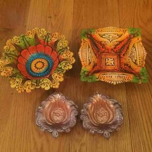 Indian flower pottery