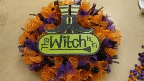 Handmade holiday wreaths.