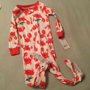 12 month Carters cotton pj nwt
