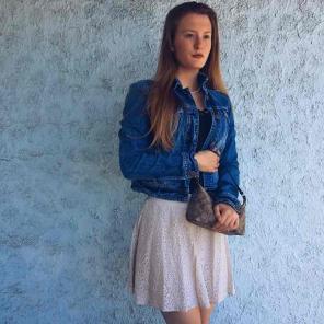 XS NWOT Flower Lace Skater Skirt