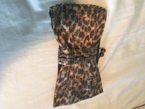 Betsy Johnson Leopard Wristlet