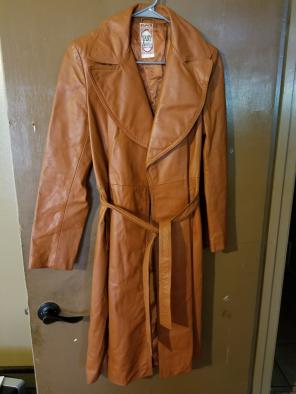 Vintage leather coat