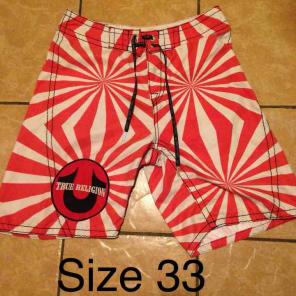 Authentic True Religion Board shorts