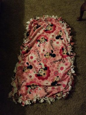 Handmade Mickey Mouse blanket!!