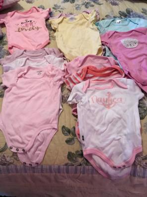 Bundle Of 12 Girls 3-6 Months Onesies