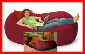 Fombag bean bag cover sofa oval fit 6-7'