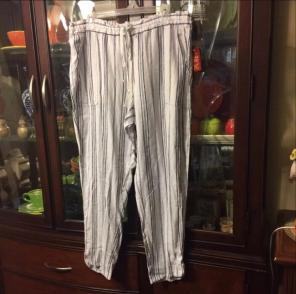 New Women’s linen Ankle Pants XXL (20)