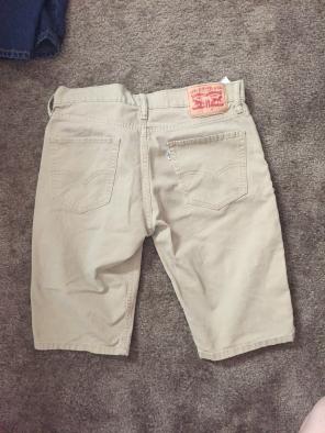 Corduroy Tan Levi Shorts
