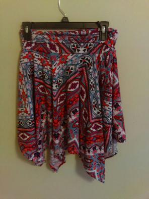 Asymmetrical skirt