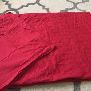 IKEA: Red duvet cover
