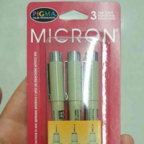 Micron Pens 3 pack Fine points
