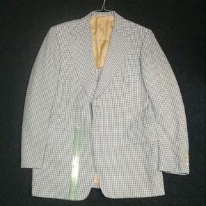 Men's 70's Seersucker Sportcoat 44L