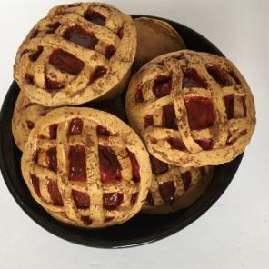 Mini Cherry Pie Bowl Fillers, Set of 6