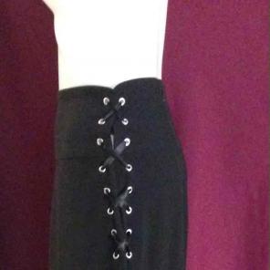 Victorian goth ruffle skirt size m 10