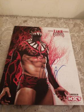 WWE NXT Finn Balor autographed picture