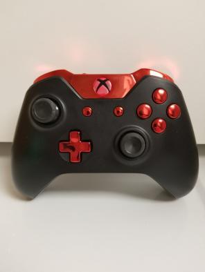 Xbox One Controller Red and Black