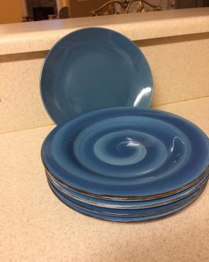 Sky Blue Plates
