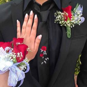 Slim Black Prom Tux