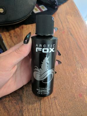 Arctic fox Sterling hair color