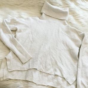 Madewell White Crop Top Sweater
