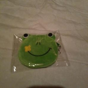 Frog shaped change purse