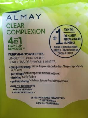 Almay Make Up Remover Wipes (2 Packs)