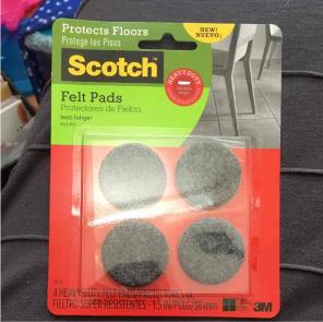 scotch felt pads