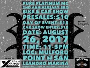 Ppmc 2nd Anniversary BBC Car & Bike Show