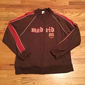 Madrid men's track sweater