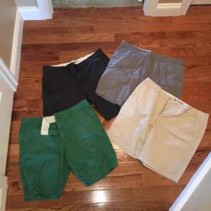 Lot of 4 Old Navy men's shorts size 40