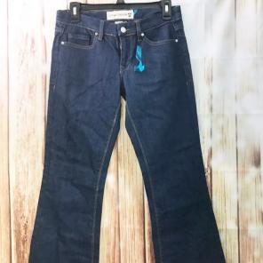 Women Jeans Indigo Saints 26 Dark Flare