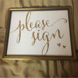 guest book sign