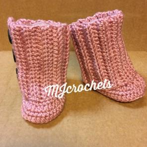 Crochet Baby Winter Booties