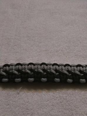 Double wide cobra stitch bracelet