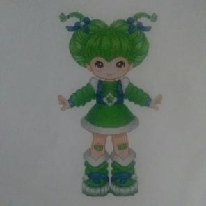 Patty O'Green Rainbow Brite Cross Stitch