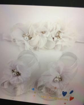 Barefoot Flower Sandal Set