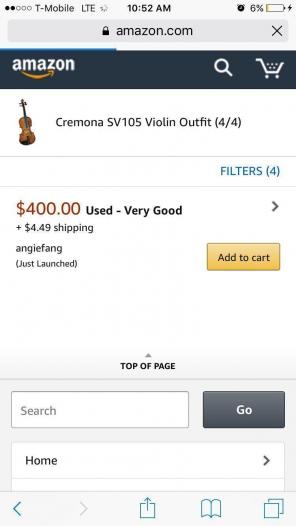 Violin cremona sv-105