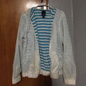 Two layer hooded windbreaker