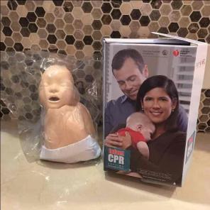 Infant CPR mannequin only
