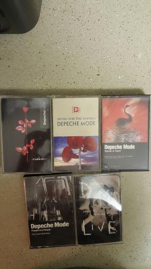 Depeche Mode audio cassette tapes