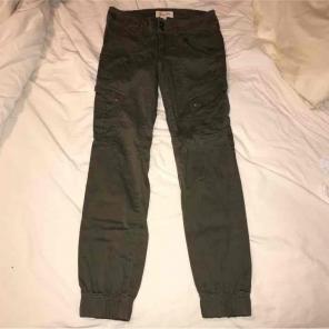 Olive green jogger jeans