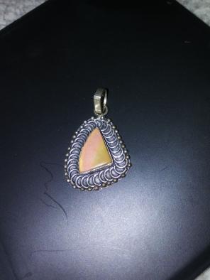 Sterling Silver Ombre Pendant