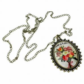 New Bouquet of Flowers Necklace