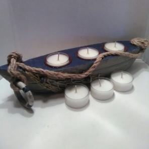 Boat Tealight Candle Set