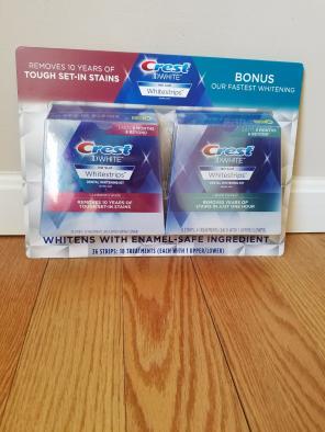 Crest 3D whitestrips