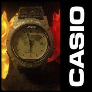 Casio Databank World Time Digital Watch